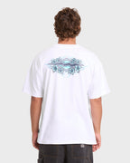 Biscus OG Short Sleeve Cotton T-Shirt - White