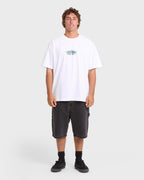 Biscus OG Short Sleeve Cotton T-Shirt - White