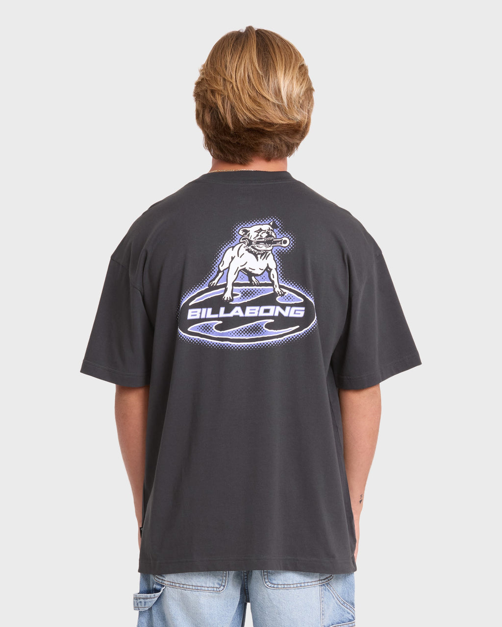 Bad Dog OG Short Sleeve Cotton T-Shirt - Washed Black