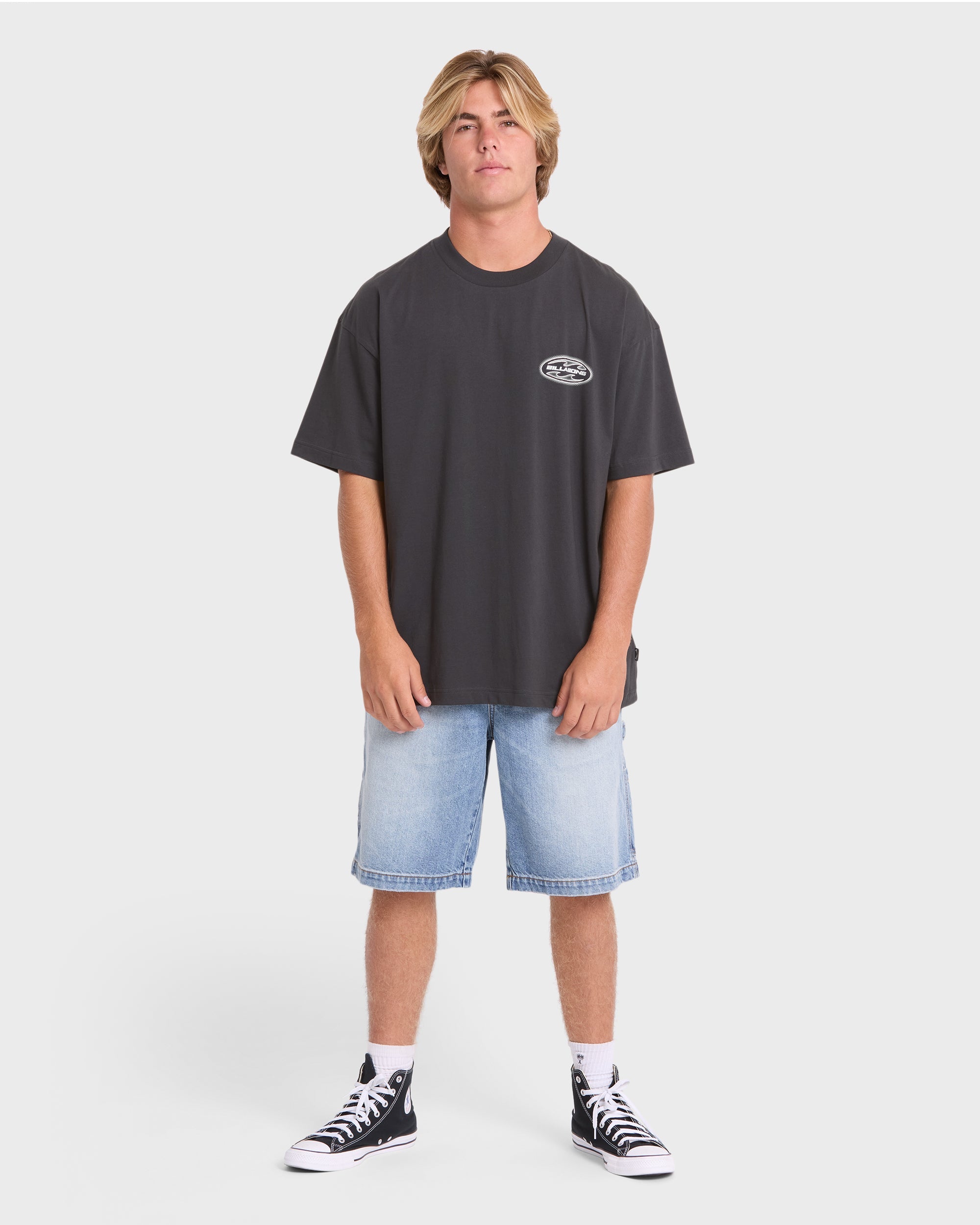 Bad Dog OG Short Sleeve Cotton T-Shirt - Washed Black
