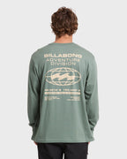 Coordinates Adventure Division Premium Long Sleeve Cotton T-Shirt - Laurel Wreath