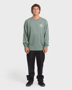 Coordinates Adventure Division Premium Long Sleeve Cotton T-Shirt - Laurel Wreath