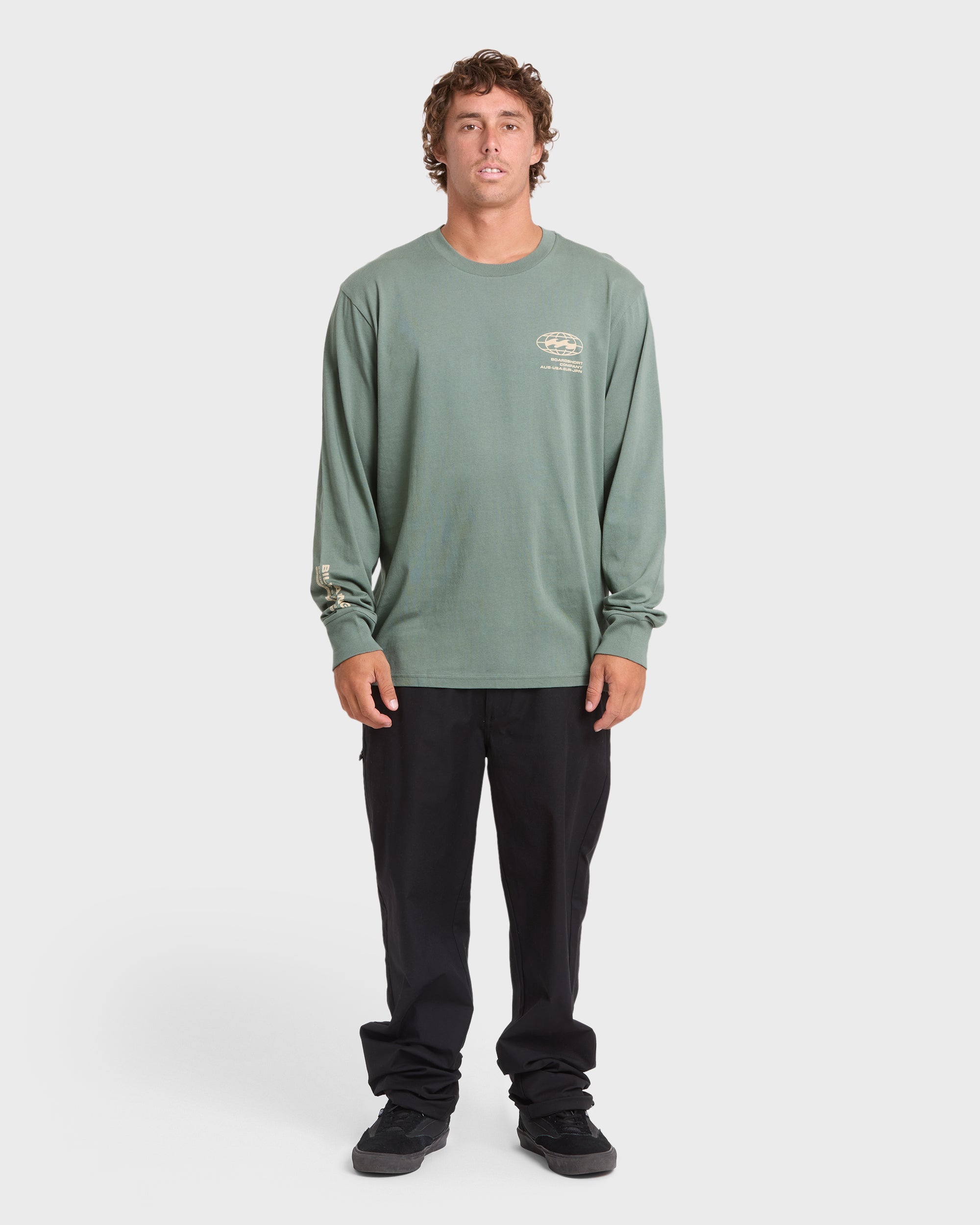 Coordinates Adventure Division Premium Long Sleeve Cotton T-Shirt - Laurel Wreath