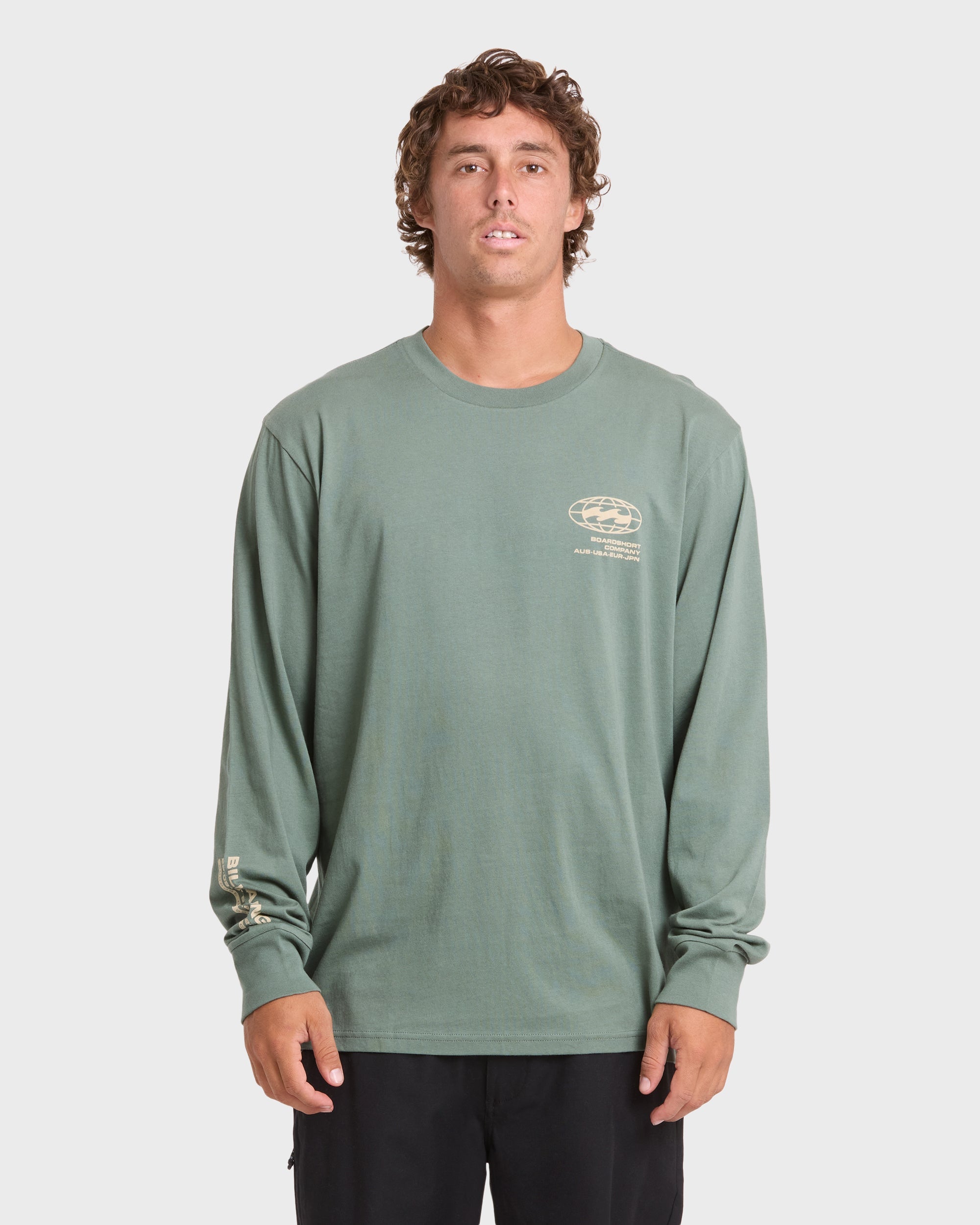 Coordinates Adventure Division Premium Long Sleeve Cotton T-Shirt - Laurel Wreath