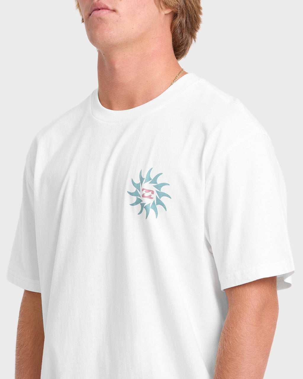 Rotation Premium Short Sleeve Knit Graphic T-Shirt - Off White