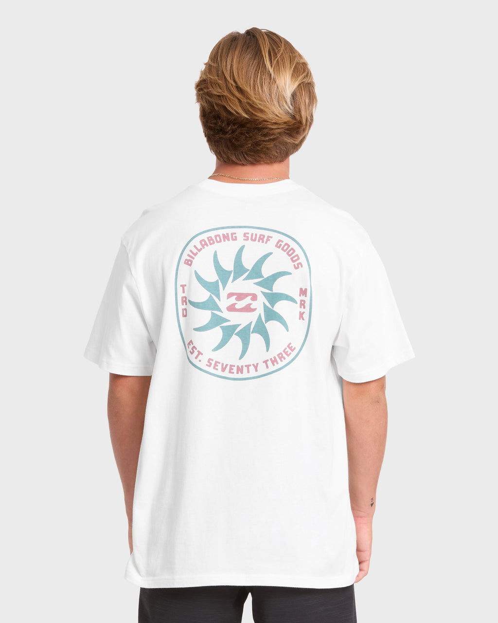 Rotation Premium Short Sleeve Knit Graphic T-Shirt - Off White