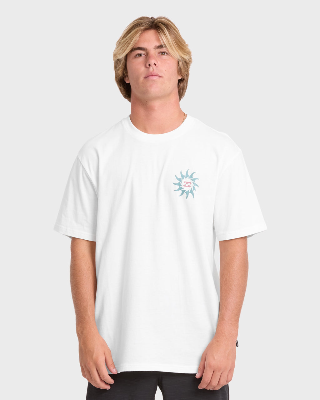 Rotation Premium Short Sleeve Knit Graphic T-Shirt - Off White