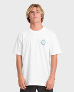 Rotation Premium Short Sleeve Knit Graphic T-Shirt - Off White