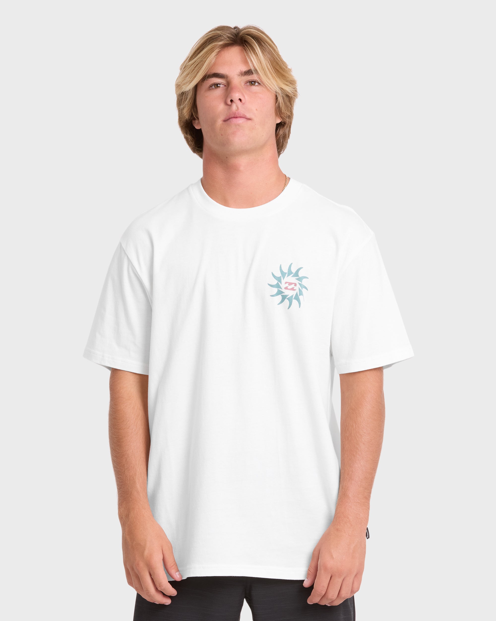 Rotation Premium Short Sleeve Knit Graphic T-Shirt - Off White