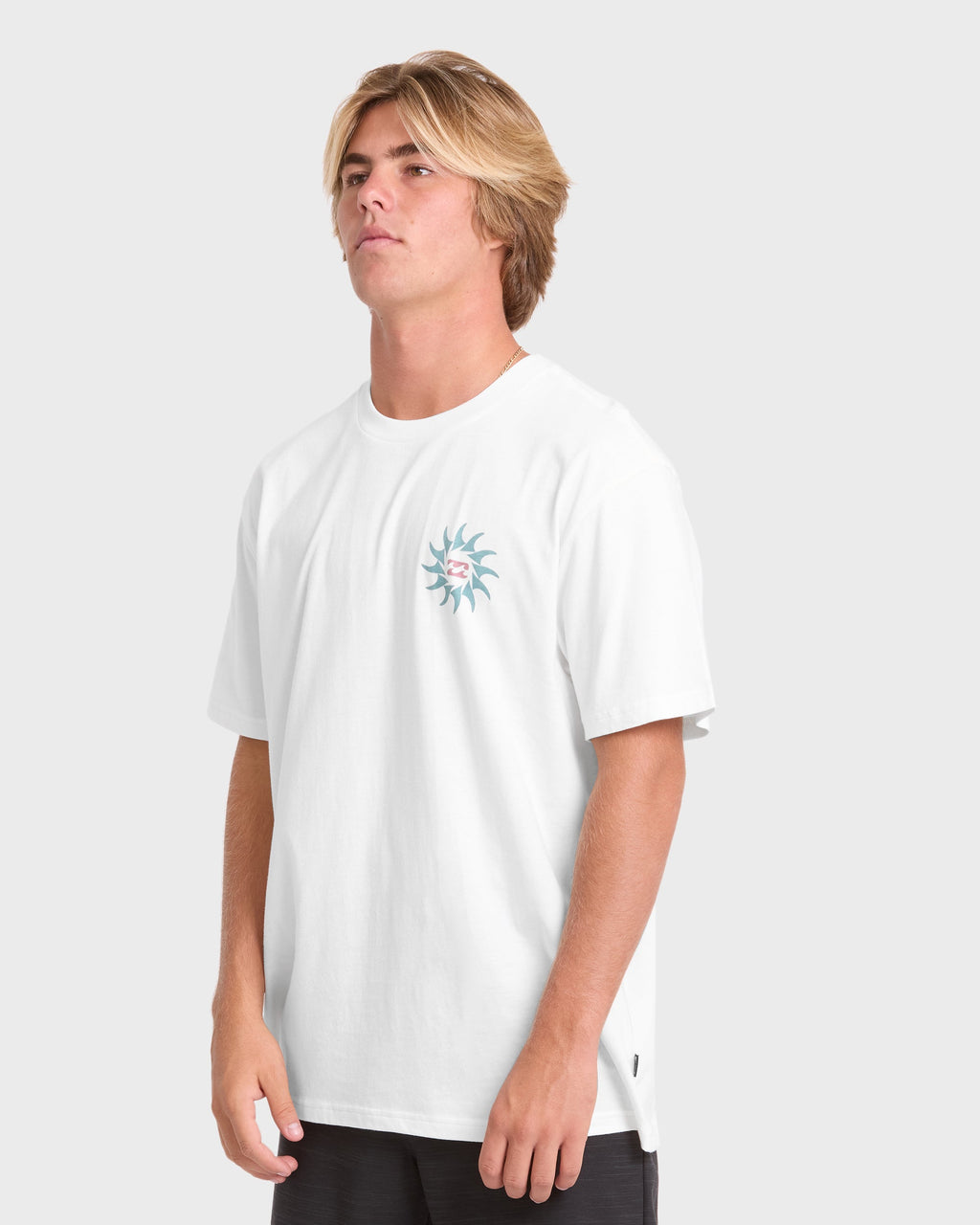Rotation Premium Short Sleeve Knit Graphic T-Shirt - Off White