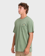 Foundry Premium Short Sleeve Cotton Graphic T-Shirt - Hedge Green