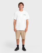 Foundry Premium Short Sleeve Cotton Graphic T-Shirt - Off White