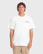 Foundry Premium Short Sleeve Cotton Graphic T-Shirt - Off White