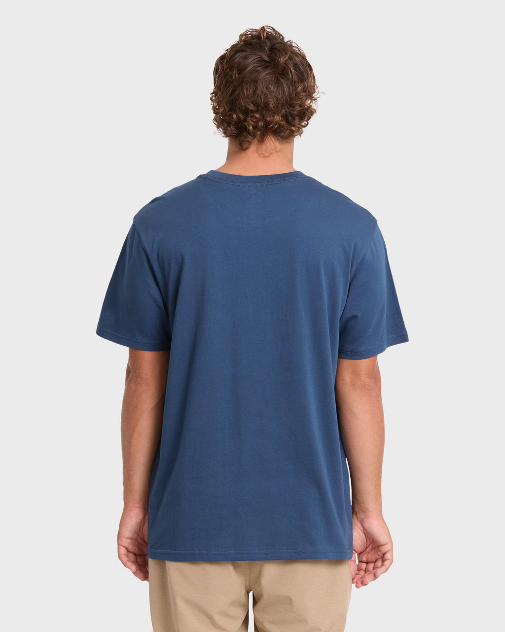 Lucid Premium Short Sleeve Cotton Graphic T-Shirt - Dark Denim