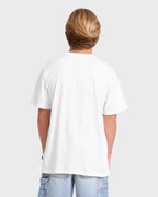 Lucid Premium Short Sleeve Cotton Graphic T-Shirt - Off White