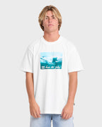 Lucid Premium Short Sleeve Cotton Graphic T-Shirt - Off White