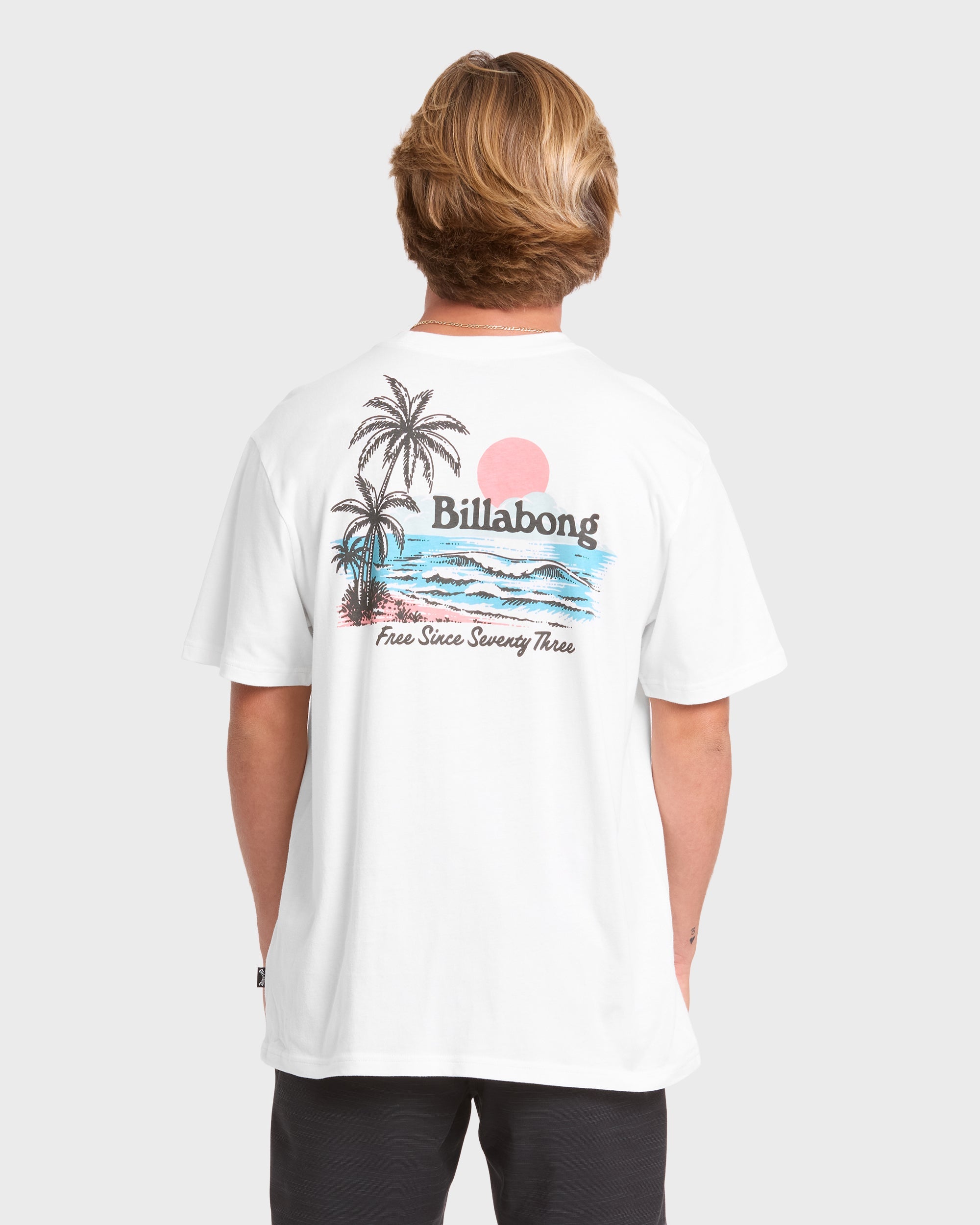 Lounge Premium Short Sleeve Knit Graphic T-Shirt - Off White