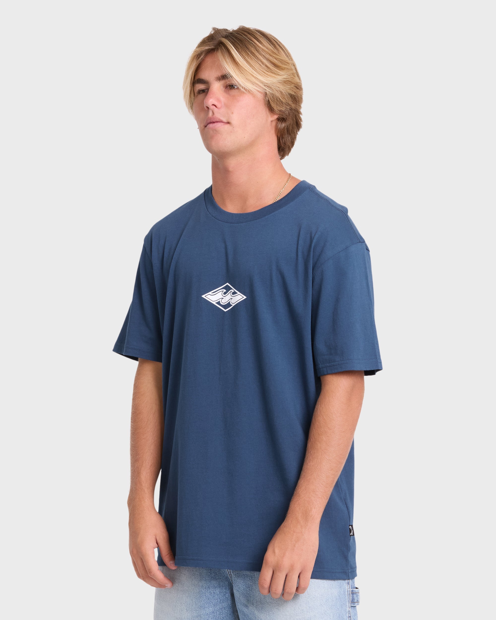 Mainstay Premium Short Sleeve Cotton T-Shirt - Dark Denim