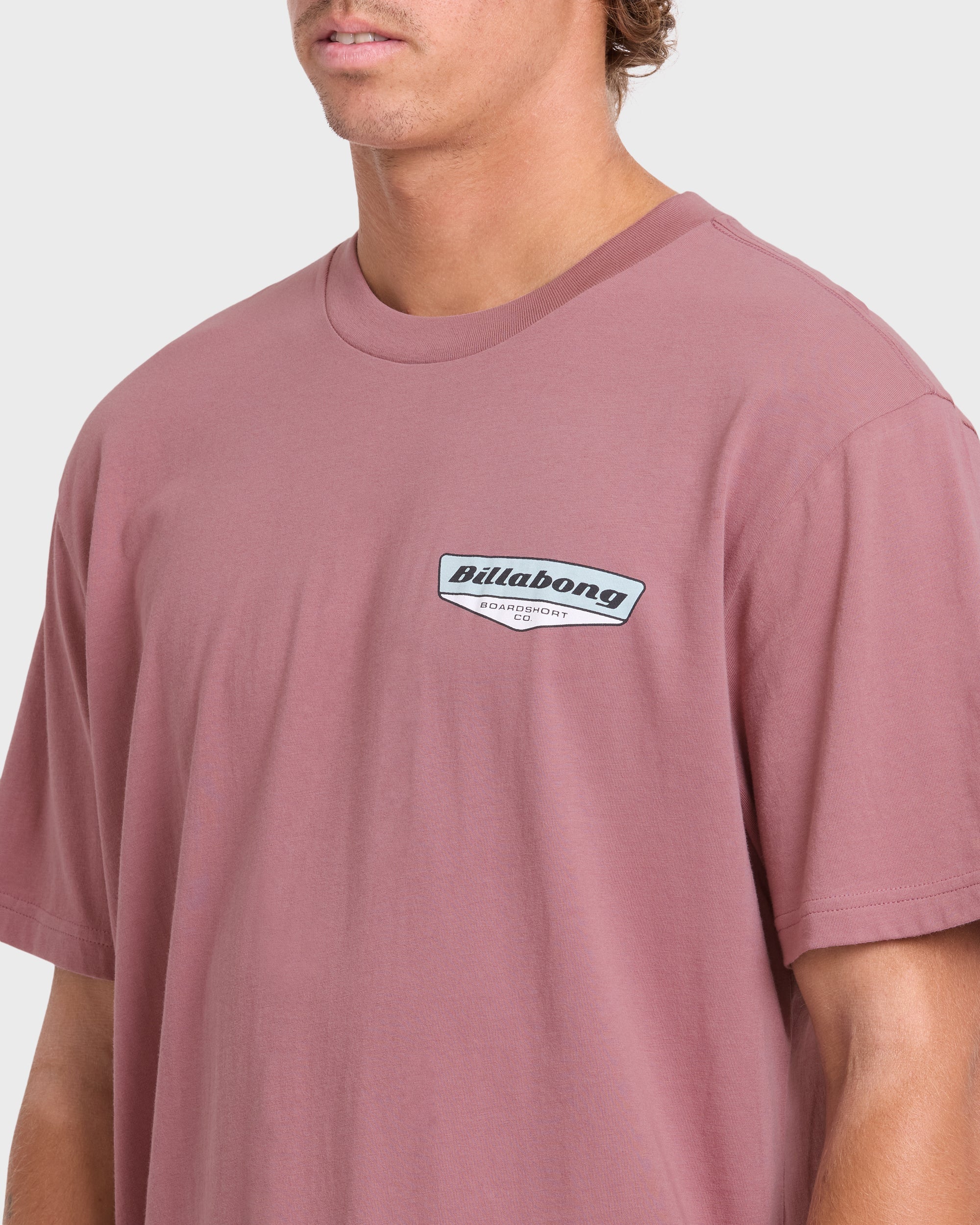 Snatch Premium Short Sleeve Knit Graphic T-Shirt - Red Dahlia