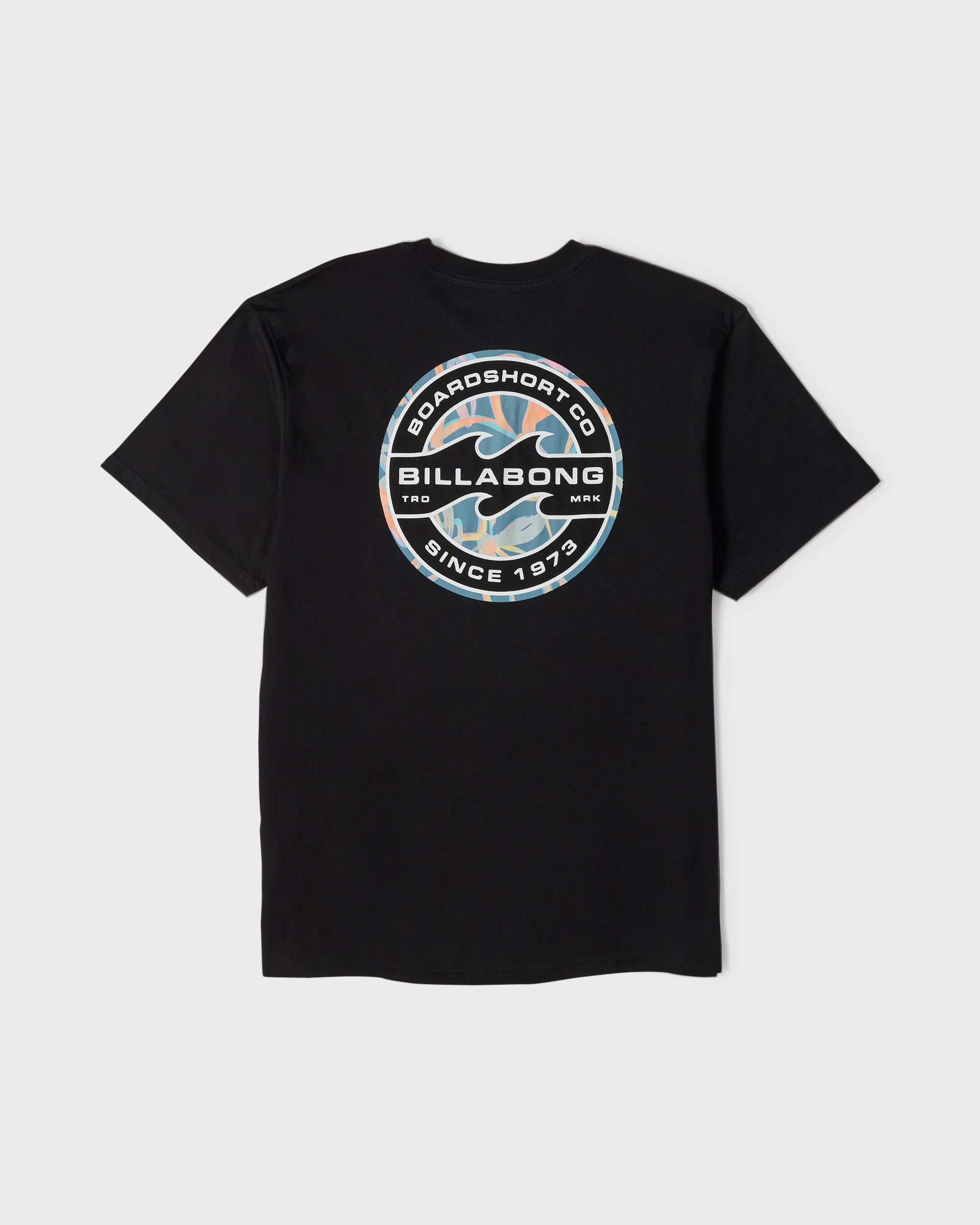 Hollow Premium Short Sleeve Knit T-Shirt - Black