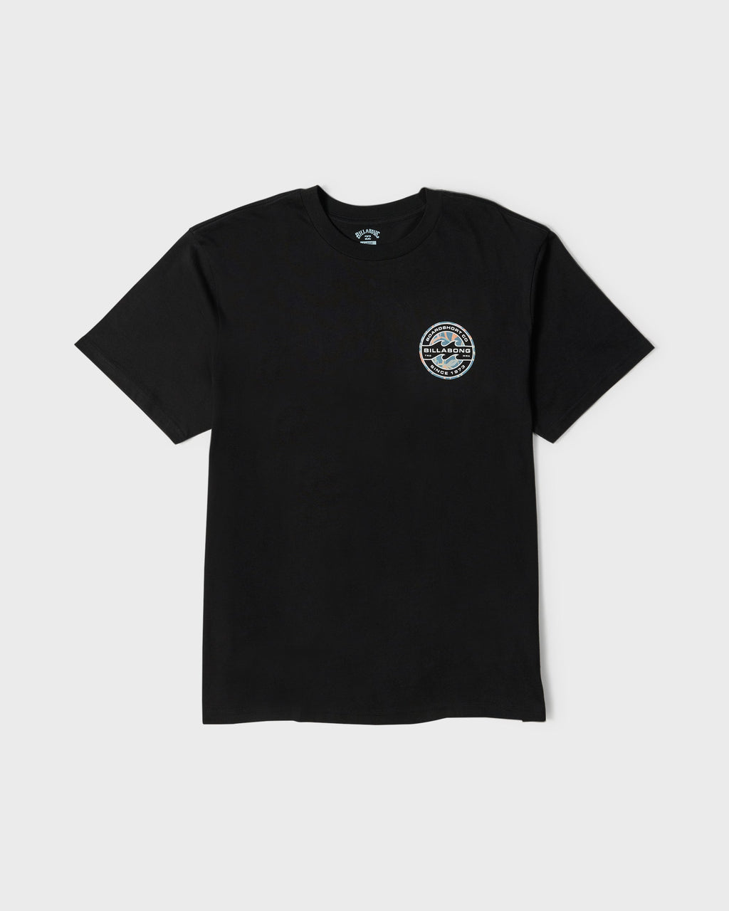 Hollow Premium Short Sleeve Knit T-Shirt - Black