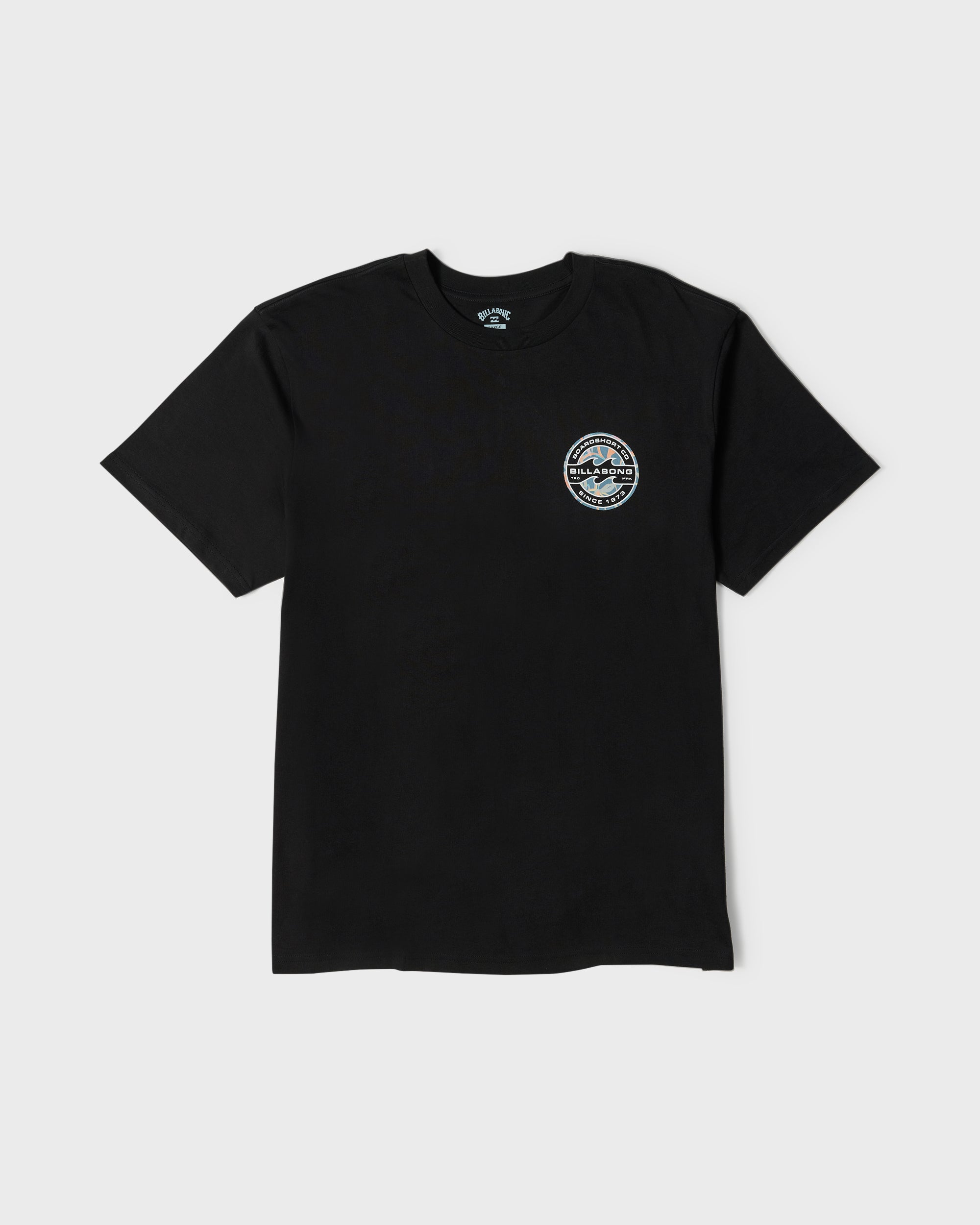 Hollow Premium Short Sleeve Knit T-Shirt - Black