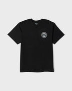 Hollow Premium Short Sleeve Knit T-Shirt - Black