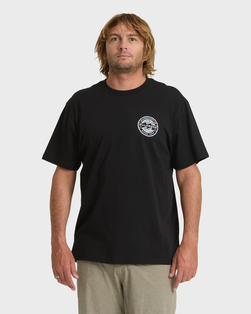 Hollow Premium Short Sleeve Knit T-Shirt - Black
