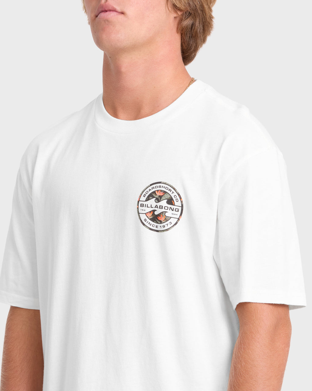 Hollow Premium Short Sleeve Knit T-Shirt - Off White