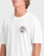 Hollow Premium Short Sleeve Knit T-Shirt - Off White