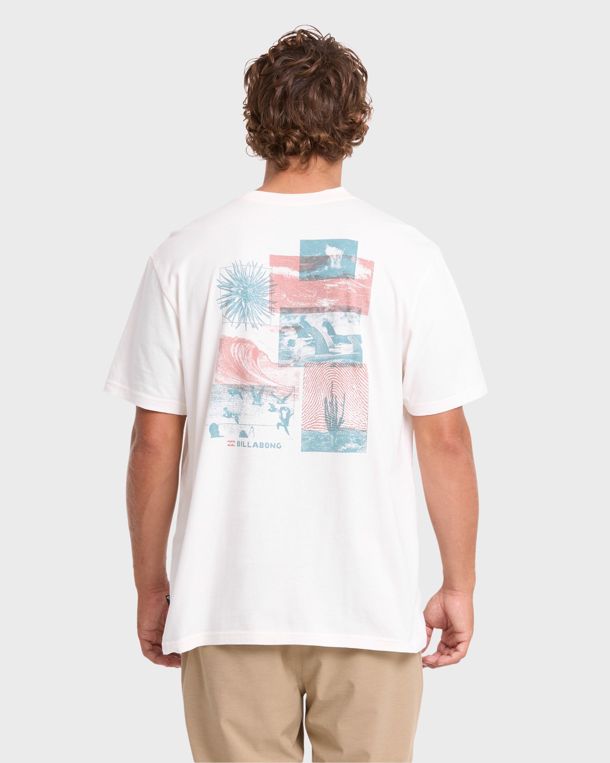 Montage Premium Short Sleeve Cotton T-Shirt - Off White