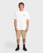 Montage Premium Short Sleeve Cotton T-Shirt - Off White