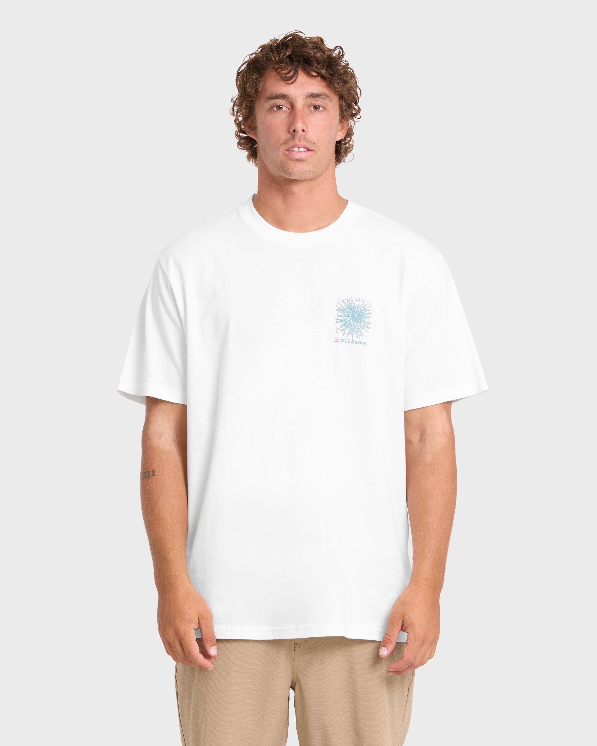 Montage Premium Short Sleeve Cotton T-Shirt - Off White