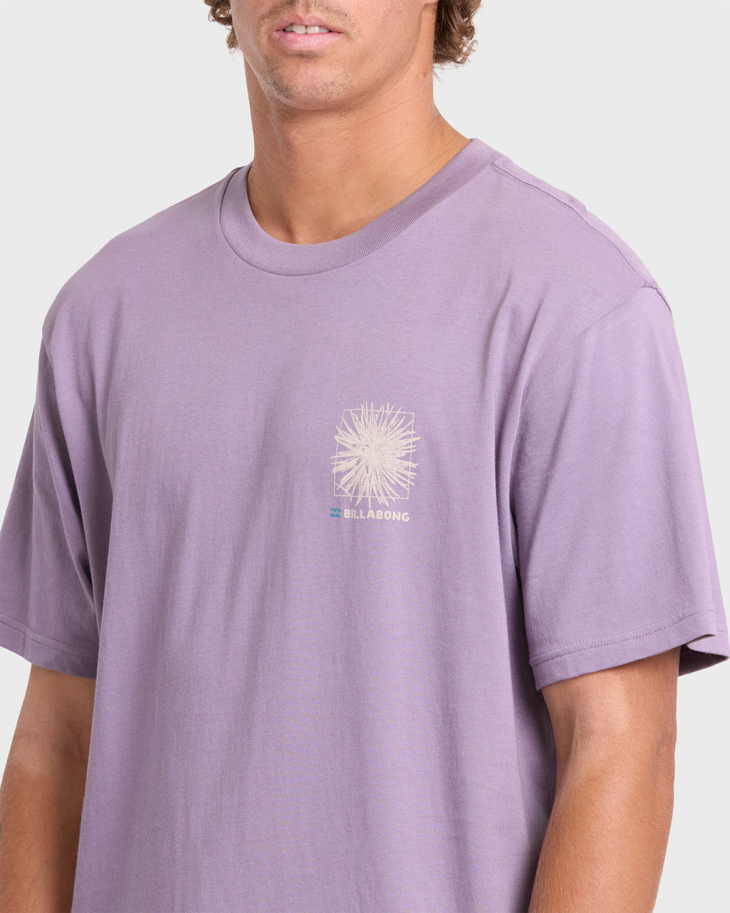 Montage Premium Short Sleeve Cotton T-Shirt - Purple Ash