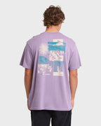 Montage Premium Short Sleeve Cotton T-Shirt - Purple Ash