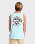 Hollow Premium Tank Top - Coastal Blue