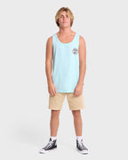 Hollow Premium Tank Top - Coastal Blue