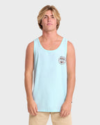 Hollow Premium Tank Top - Coastal Blue
