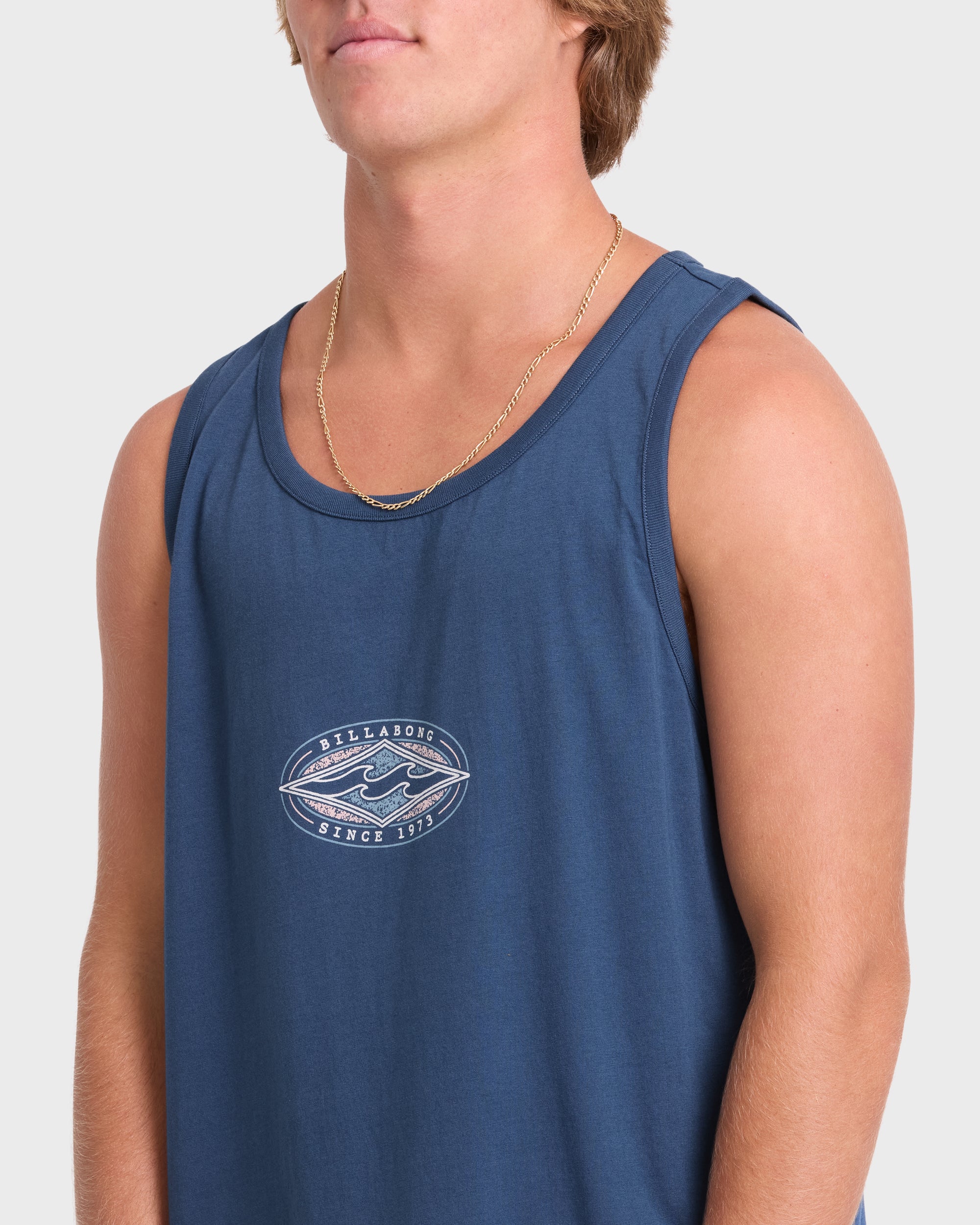 Rotor Diamond Premium Tank Top - Dark Denim