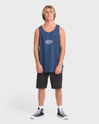 Rotor Diamond Premium Tank Top - Dark Denim