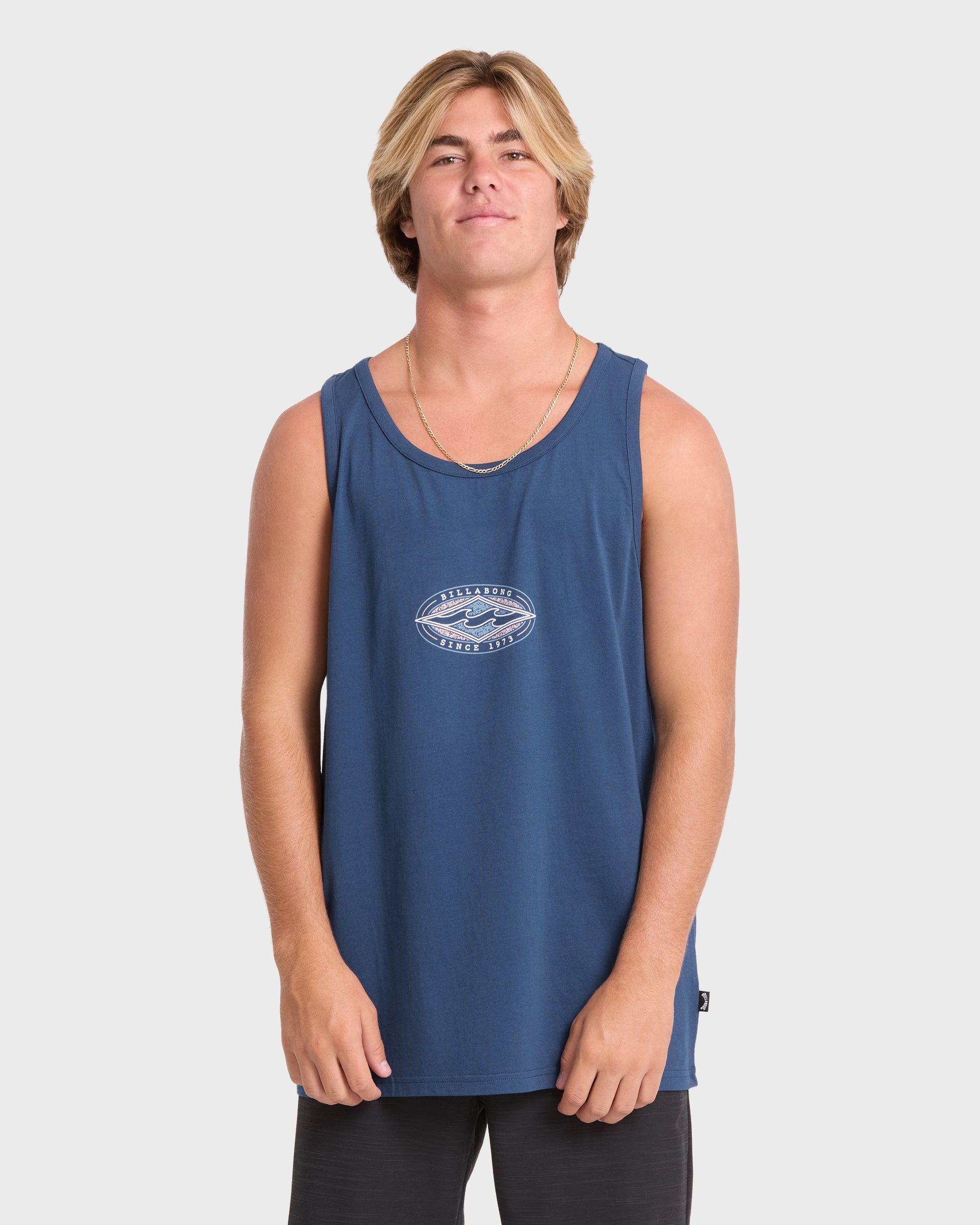 Rotor Diamond Premium Tank Top - Dark Denim