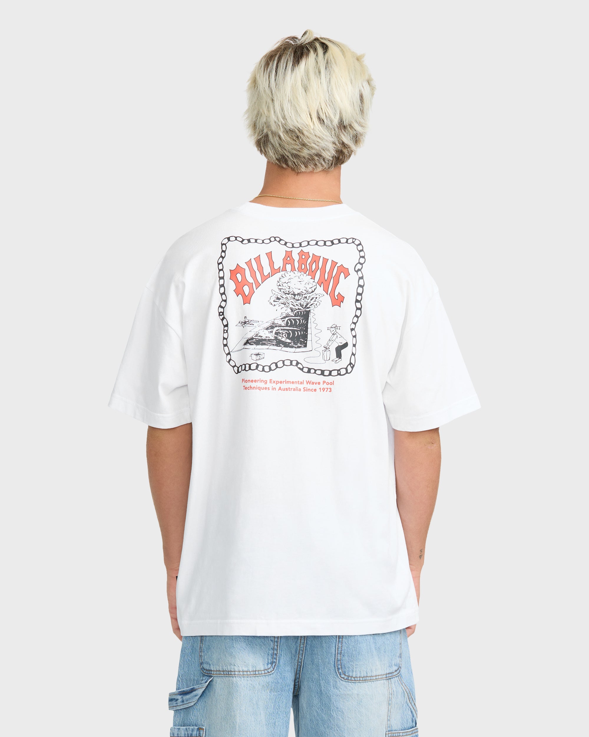 Wave Pool OG Short Sleeve Knit T-Shirt - White