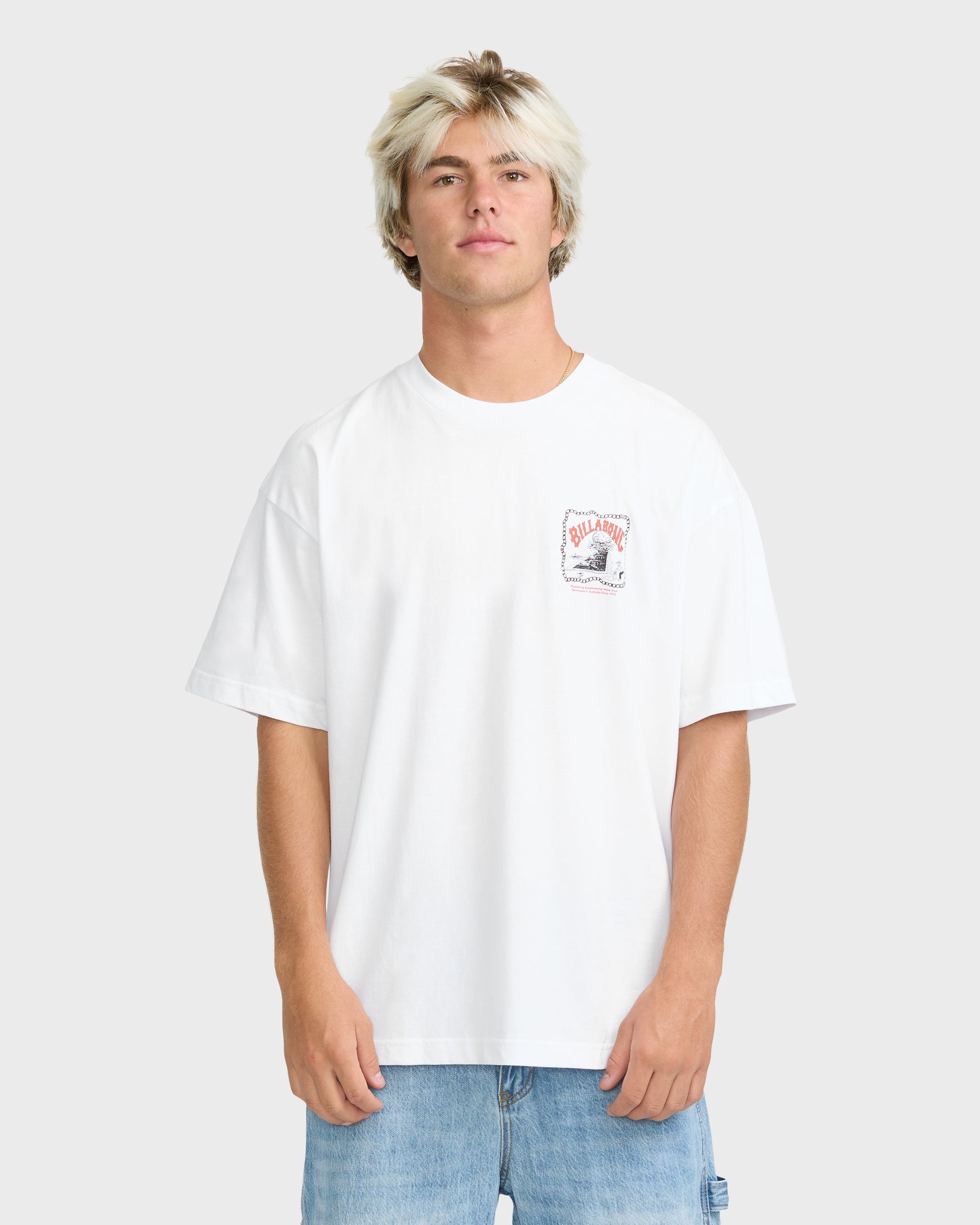 Wave Pool OG Short Sleeve Knit T-Shirt - White