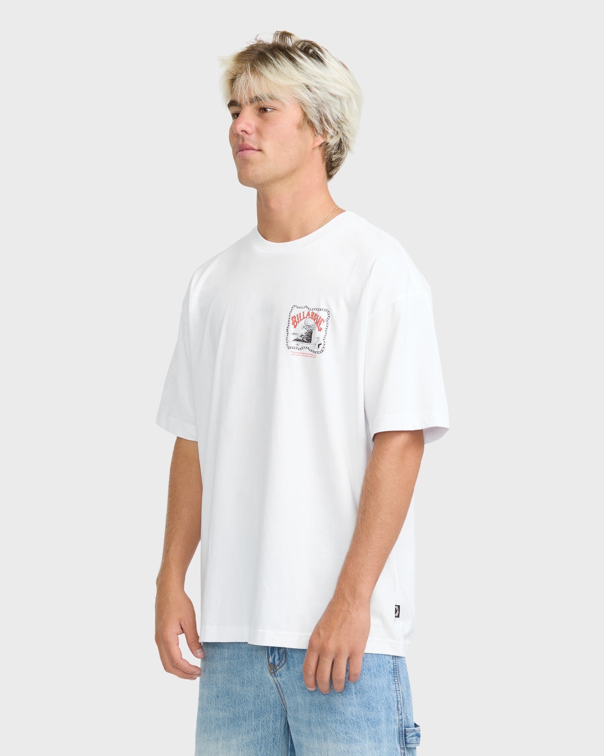 Wave Pool OG Short Sleeve Knit T-Shirt - White