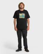 Stacked Adventure Division Premium Short Sleeve Knit T-Shirt - Black