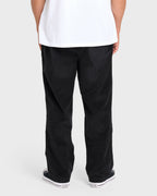 Larry Layback Cord Pants - Black