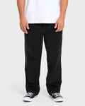 Larry Layback Cord Pants - Black