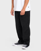 Larry Layback Cord Pants - Black