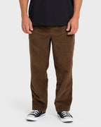Larry Layback Cord Pants - Carafe