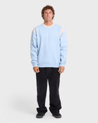 Highway Garage Crewneck Sweatshirt - Blue Smoke